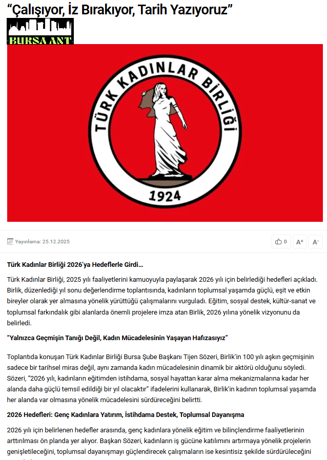 'Çalışıyor, İz Bırakıyor, Tarih Yazıyoruz'