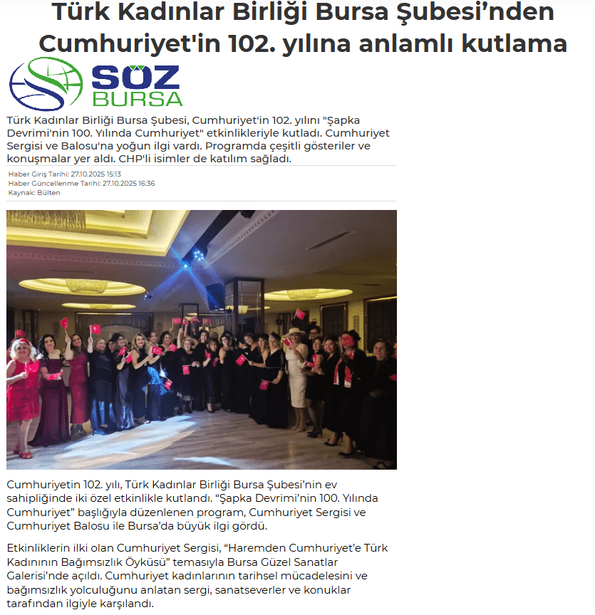 'Şapka Devrimi'nin 100. Yılında Cumhuriyet'